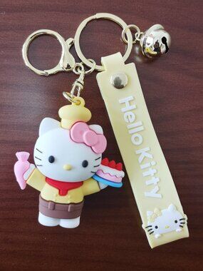 Hello Kitty Baker keychain